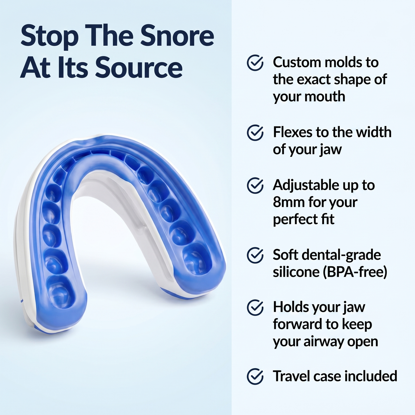 GuardFX — Custom-fit Adjustable Anti-Snoring Mouthpiece