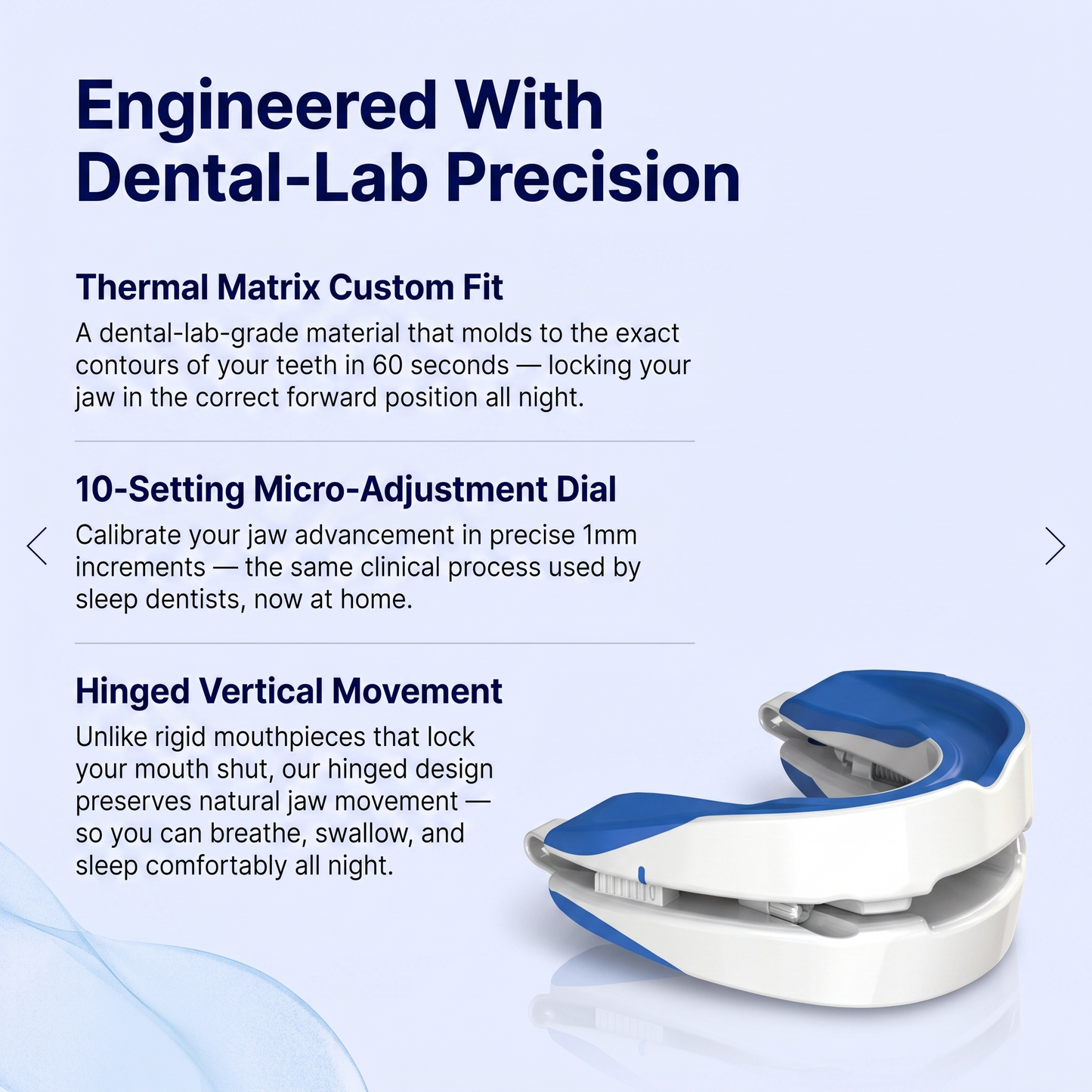 GuardFX™ Adjustable Anti-Snoring Mouthpiece